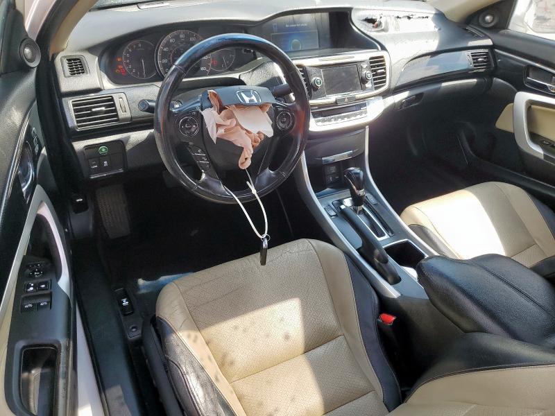 1HGCT2B88FA000965 - 2015 HONDA ACCORD EXL WHITE photo 8