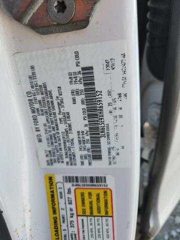 3LN6L5E9XHR659152 - 2017 LINCOLN MKZ RESERVE თეთრი ფოტო 12