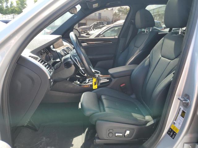 5UXTR9C56KLR10301 - 2019 BMW X3 XDRIVE30I SILVER photo 7