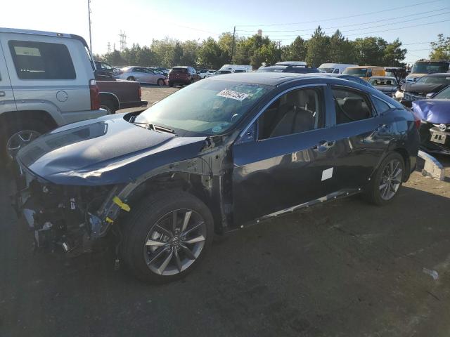 19XFC1F72ME000493 - 2021 HONDA CIVIC EXL 蓝色 照片 1