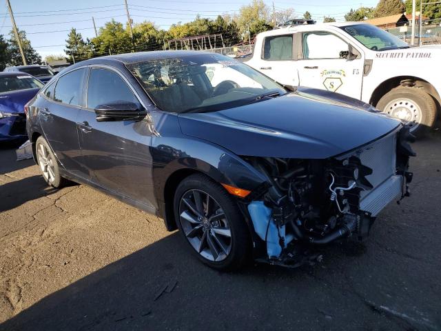 19XFC1F72ME000493 - 2021 HONDA CIVIC EXL 蓝色 照片 4