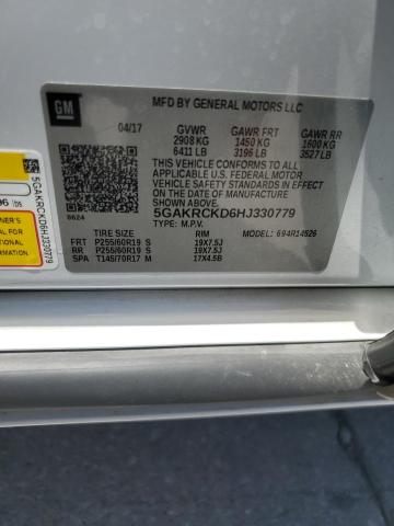 5GAKRCKD6HJ330779 - 2017 BUICK ENCLAVE 白色 照片 13