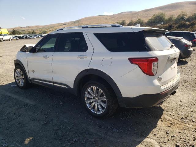 1FM5K8LC8NGA32340 - 2022 FORD EXPLORER KING RANCH WHITE photo 2