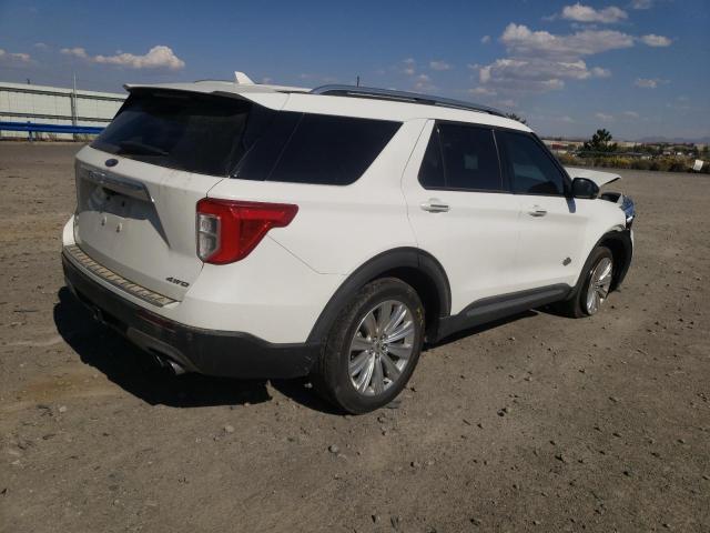 1FM5K8LC8NGA32340 - 2022 FORD EXPLORER KING RANCH WHITE photo 3