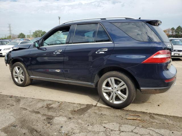 4JGDA5HB2DA249686 - 2013 MERCEDES-BENZ ML 350 4MATIC BLUE photo 2