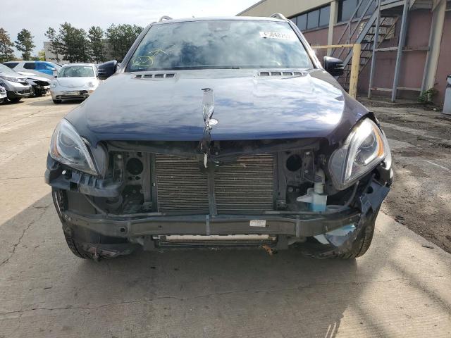 4JGDA5HB2DA249686 - 2013 MERCEDES-BENZ ML 350 4MATIC BLUE photo 5