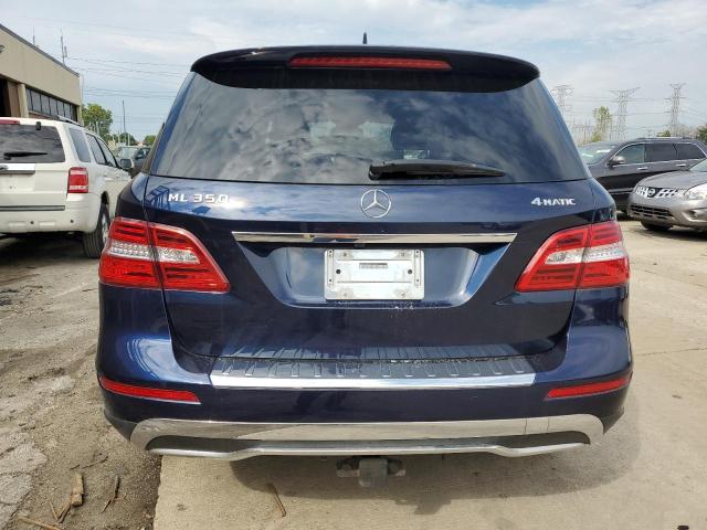 4JGDA5HB2DA249686 - 2013 MERCEDES-BENZ ML 350 4MATIC BLUE photo 6