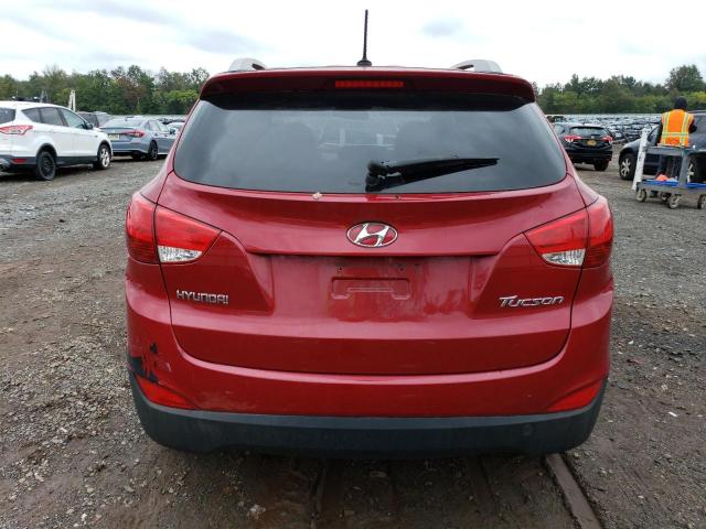 KM8JUCAC4AU022348 - 2010 HYUNDAI TUCSON GLS RED photo 6