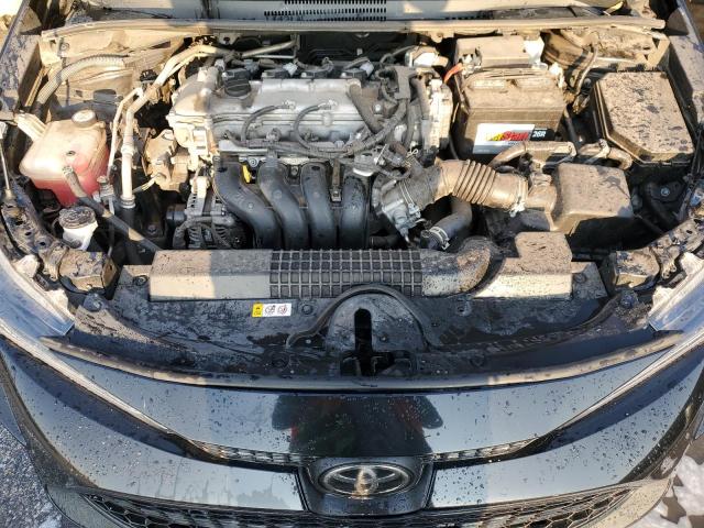 5YFEPMAE8MP237950 - 2021 TOYOTA COROLLA LE BLACK photo 11