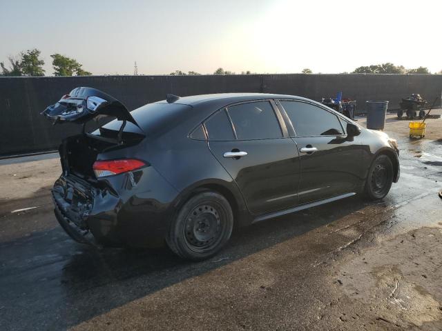 5YFEPMAE8MP237950 - 2021 TOYOTA COROLLA LE BLACK photo 3