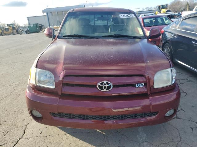 5TBBT48133S434184 - 2003 TOYOTA TUNDRA ACCESS CAB LIMITED MAROON photo 5