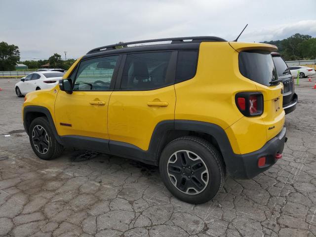 ZACCJBCTXGPD54978 - 2016 JEEP RENEGADE TRAILHAWK YELLOW photo 2