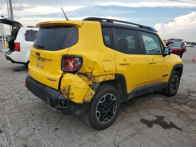 ZACCJBCTXGPD54978 - 2016 JEEP RENEGADE TRAILHAWK YELLOW photo 3