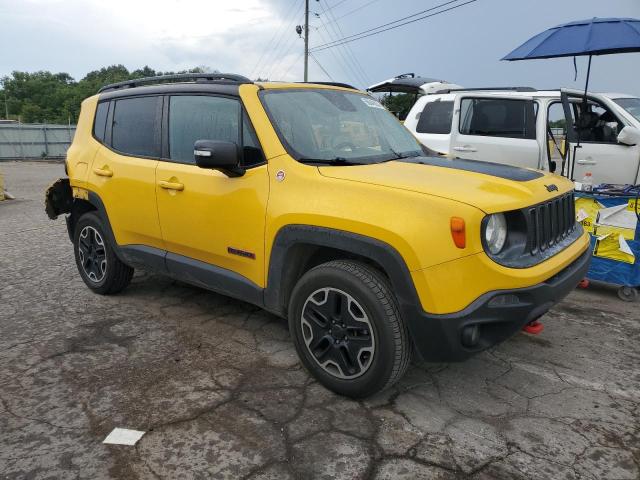 ZACCJBCTXGPD54978 - 2016 JEEP RENEGADE TRAILHAWK YELLOW photo 4