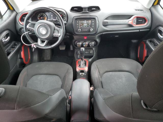 ZACCJBCTXGPD54978 - 2016 JEEP RENEGADE TRAILHAWK YELLOW photo 8