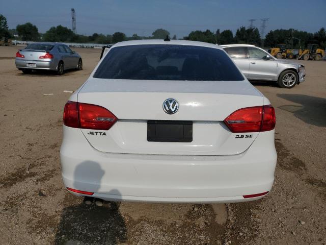 3VWDX7AJ9BM336465 - 2011 VOLKSWAGEN JETTA SE WHITE photo 6