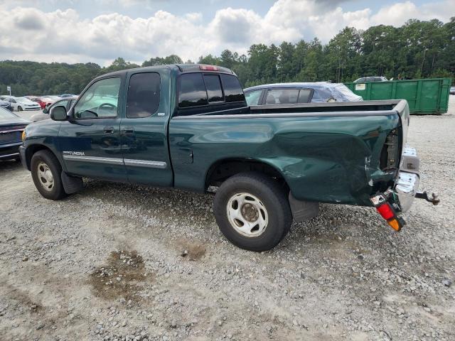 5TBRT341X3S333061 - 2003 TOYOTA TUNDRA ACCESS CAB SR5 GREEN photo 2