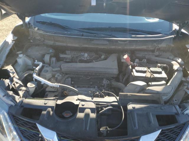 KNMAT2MV4GP612054 - 2016 NISSAN ROGUE S GRAY photo 11