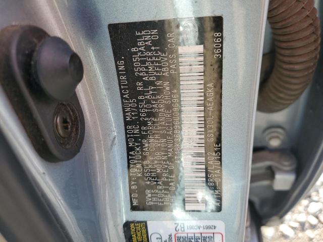 4T1BK36B96U096964 - 2006 TOYOTA AVALON XL 蓝色 照片 12