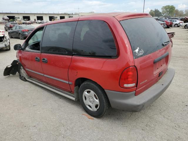 2B4FP25B4YR805364 - 2000 DODGE CARAVAN RED photo 2