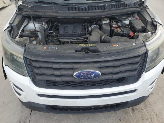 1FM5K8AR6GGC50450 - 2016 FORD EXPLORER POLICE INTERCEPTOR Blanco foto 12