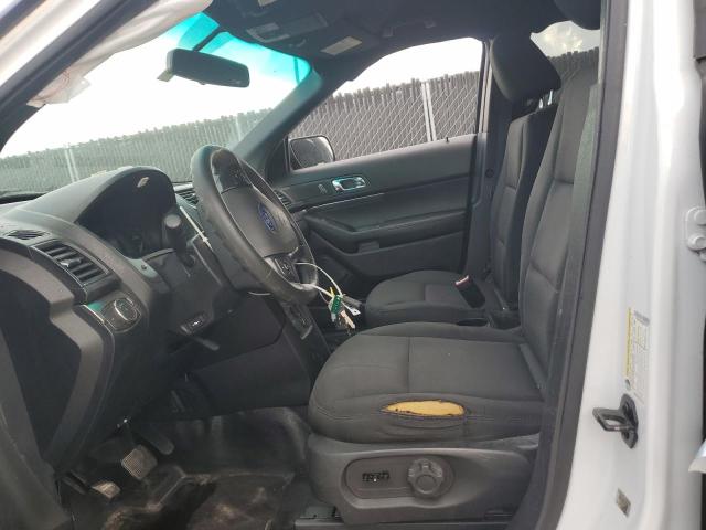 1FM5K8AR6GGC50450 - 2016 FORD EXPLORER POLICE INTERCEPTOR Blanco foto 7