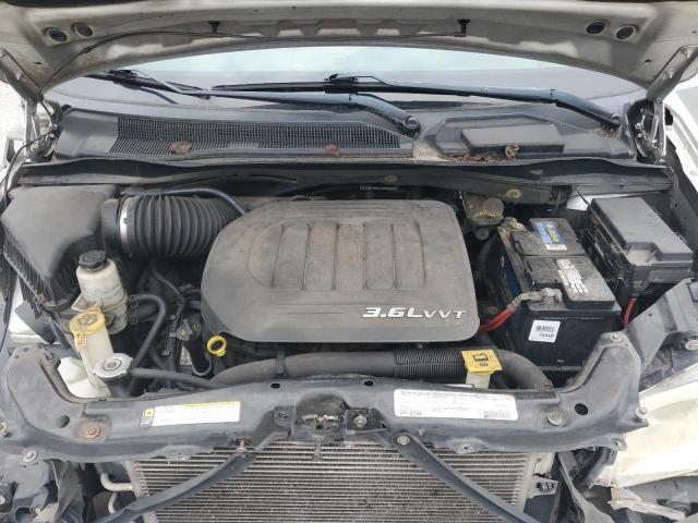 2D4RN5DG0BR786729 - 2011 DODGE GRAND CARAVAN CREW SILVER photo 12