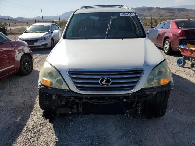 JTJBT20X680150776 - 2008 LEXUS GX 470 WHITE photo 5