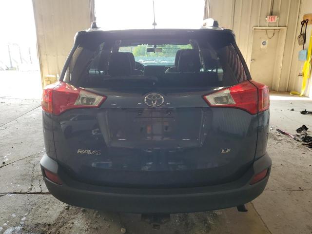 2T3ZFREV0DW025867 - 2013 TOYOTA RAV4 LE BLUE photo 6