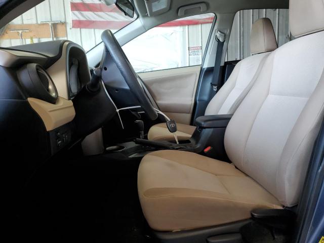 2T3ZFREV0DW025867 - 2013 TOYOTA RAV4 LE BLUE photo 7