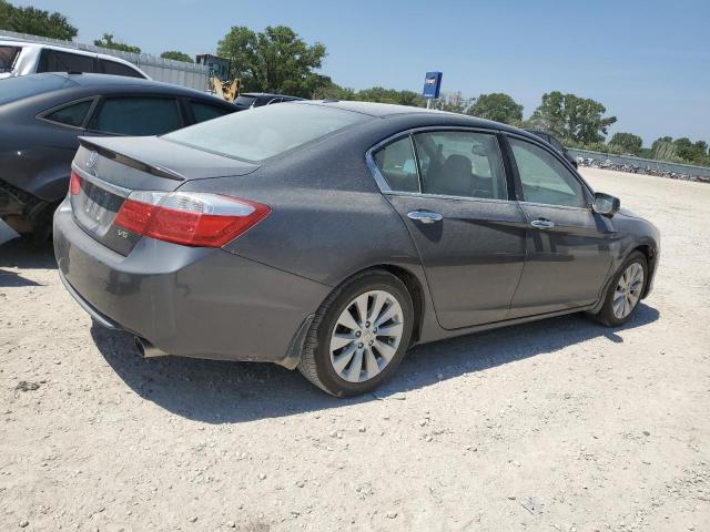 1HGCR3F81DA024424 - 2013 HONDA ACCORD EXL GRAY photo 3