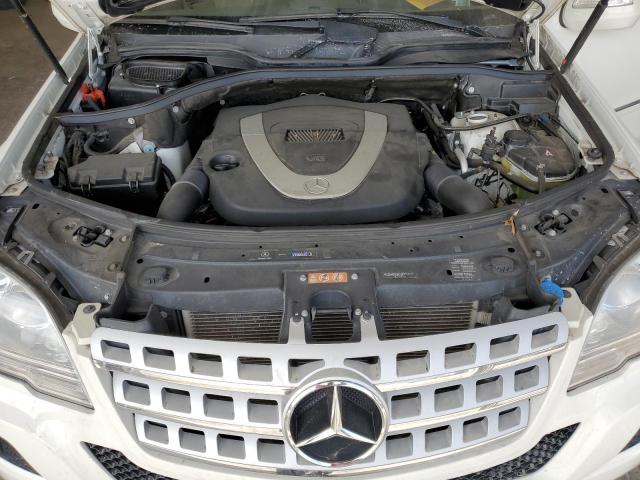 4JGBB8GB0AA574016 - 2010 MERCEDES-BENZ ML 350 4MATIC WHITE photo 12