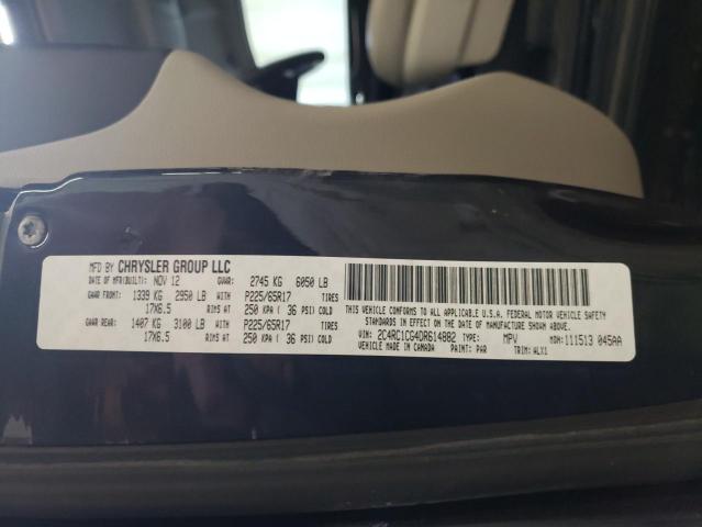 2C4RC1CG4DR614882 - 2013 CHRYSLER TOWN & COU TOURING L BLUE photo 14