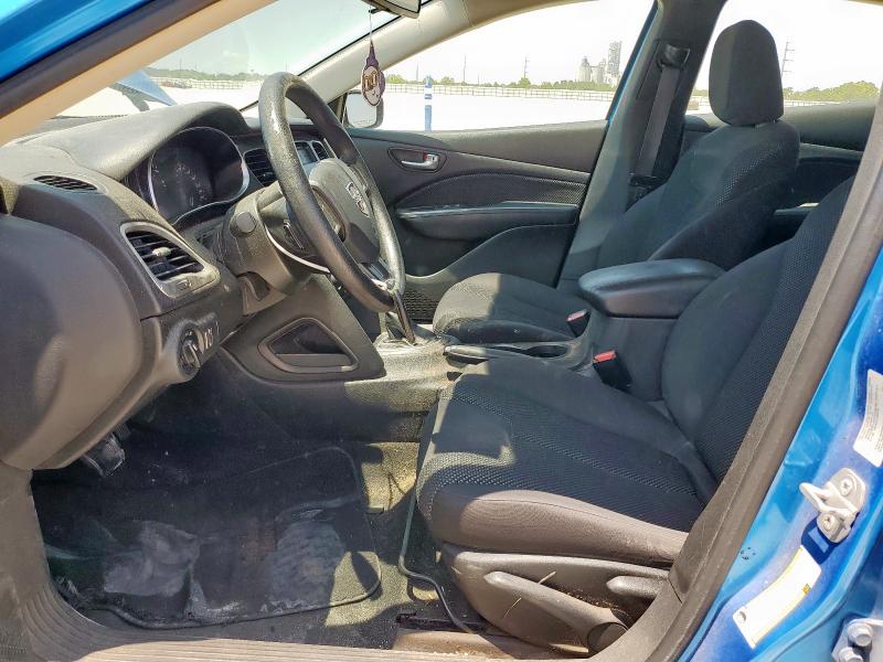 1C3CDFAA1FD336970 - 2015 DODGE DART SE BLUE photo 7