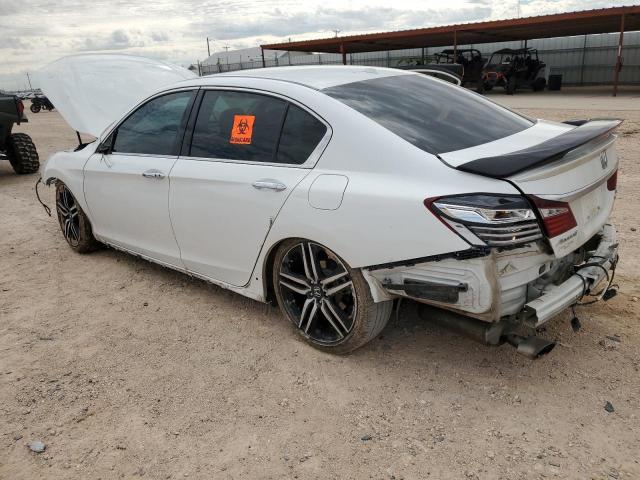 1HGCR3F93GA012093 - 2016 HONDA ACCORD TOURING WHITE photo 2