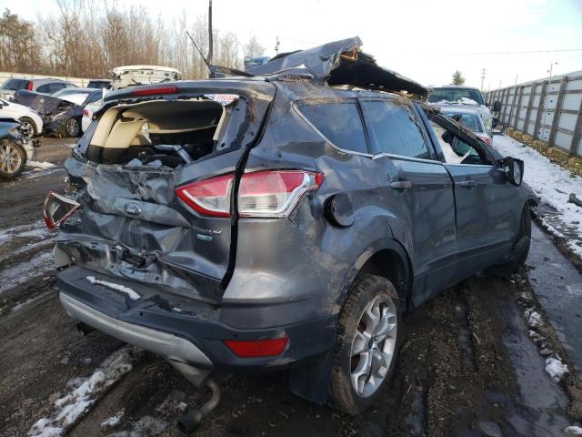 1FMCU9J99DUA01533 - 2013 FORD ESCAPE TITANIUM GRAY photo 4