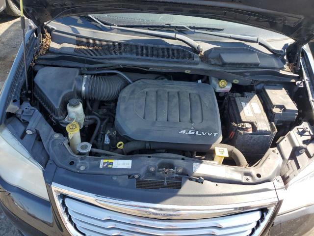 2C4RC1CG5DR737185 - 2013 CHRYSLER TOWN & COU TOURING L BLACK photo 12