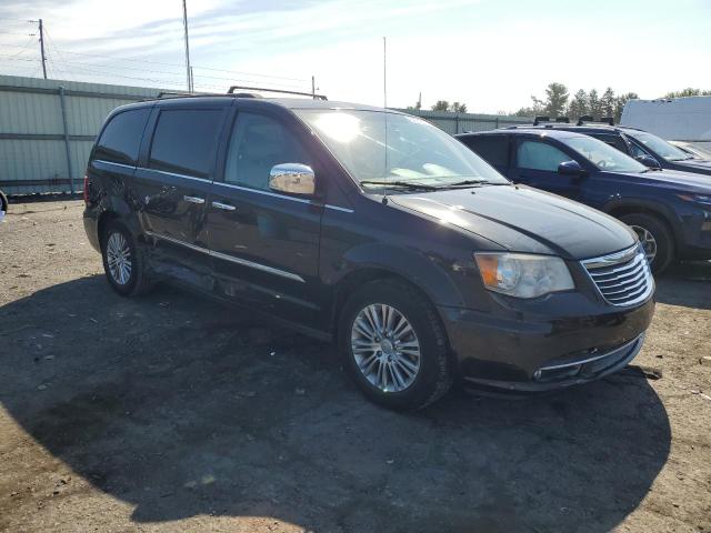 2C4RC1CG5DR737185 - 2013 CHRYSLER TOWN & COU TOURING L BLACK photo 4
