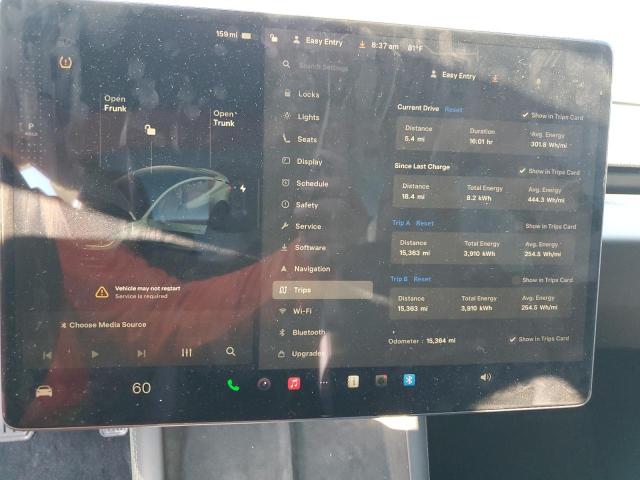 5YJ3E1EA8RF757636 - 2024 TESLA MODEL 3 GRAY photo 9