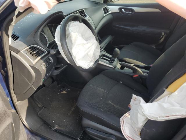 3N1AB7AP1JY330548 - 2018 NISSAN SENTRA S BLUE photo 7