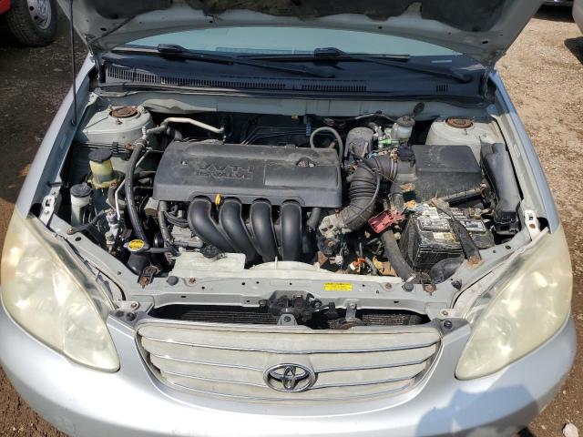 1NXBR32E63Z072581 - 2003 TOYOTA COROLLA CE GRAY photo 11