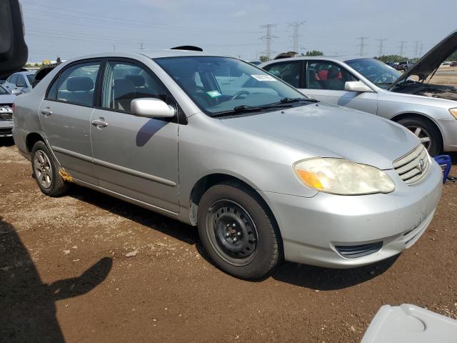 1NXBR32E63Z072581 - 2003 TOYOTA COROLLA CE GRAY photo 4