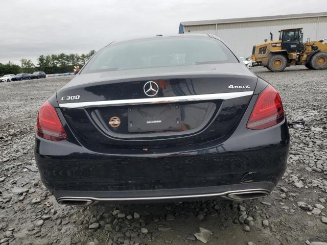 55SWF8EB5KU314862 - 2019 MERCEDES-BENZ C 300 4MATIC BLACK photo 6