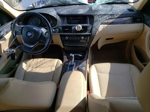 5UXWX9C53F0D53103 - 2015 BMW X3 XDRIVE28I BEIGE photo 8