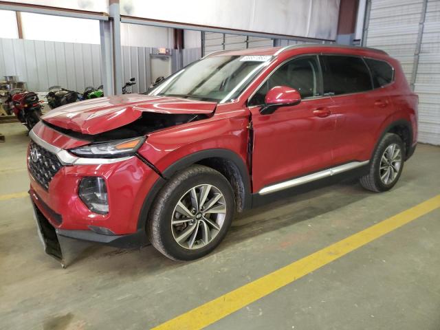 5NMS3CAD3KH012441 - 2019 HYUNDAI SANTA FE SEL RED photo 1