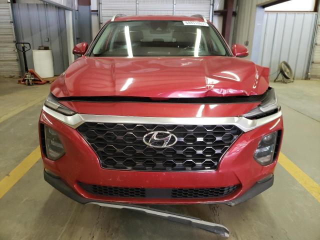 5NMS3CAD3KH012441 - 2019 HYUNDAI SANTA FE SEL RED photo 5