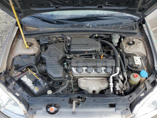 2HGES26722H539817 - 2002 HONDA CIVIC EX TAN photo 11