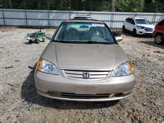 2HGES26722H539817 - 2002 HONDA CIVIC EX TAN photo 5