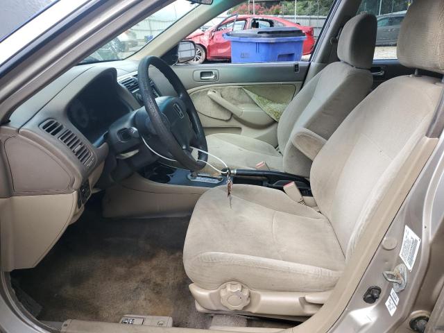 2HGES26722H539817 - 2002 HONDA CIVIC EX TAN photo 7