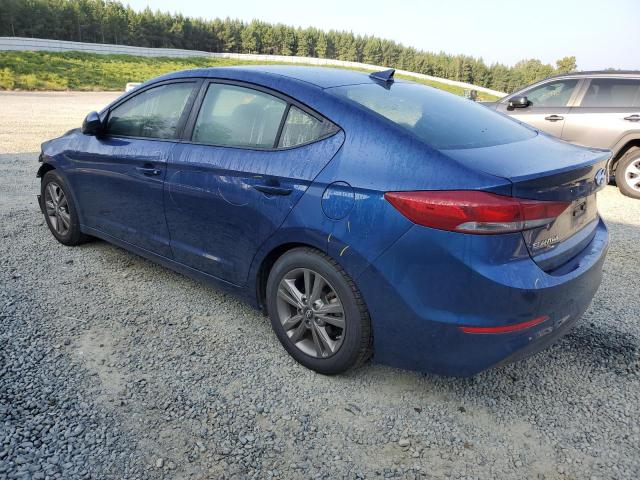 5NPD84LF3JH217242 - 2018 HYUNDAI ELANTRA SEL BLUE photo 2